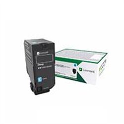 TONER LASER LEXMARK COLOR CIAN EXTRA ALTO RENDIMIENTO, NP 78C4XC0, HASTA 5000 PAGINAS, MODELOS CX622, CX625, CS421, CS521, CX625