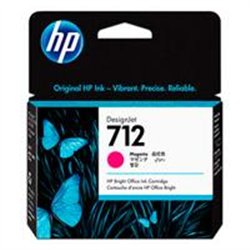 CARTUCHO DE TINTA HP DESIGNJET 712 MAGENTA, 29 ML, (3ED68A)
