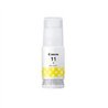 BOTELLA DE TINTA CANON GI-11Y AMARILLO,RENDIMIENTO 7,700 PAGINAS,COMPATIBLE: G3160,G2160.