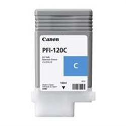 TANQUE DE TINTA CANON PFI-120 C CYAN,COMPATIBLE TM-200,TM-205,TM-300,TM-305,CAPACIDAD 130 ML