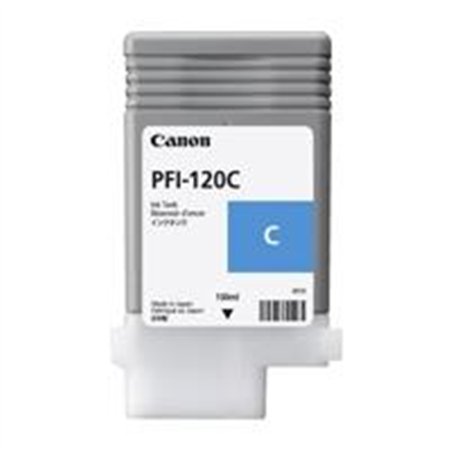 TANQUE DE TINTA CANON PFI-120 C CYAN,COMPATIBLE TM-200,TM-205,TM-300,TM-305,CAPACIDAD 130 ML