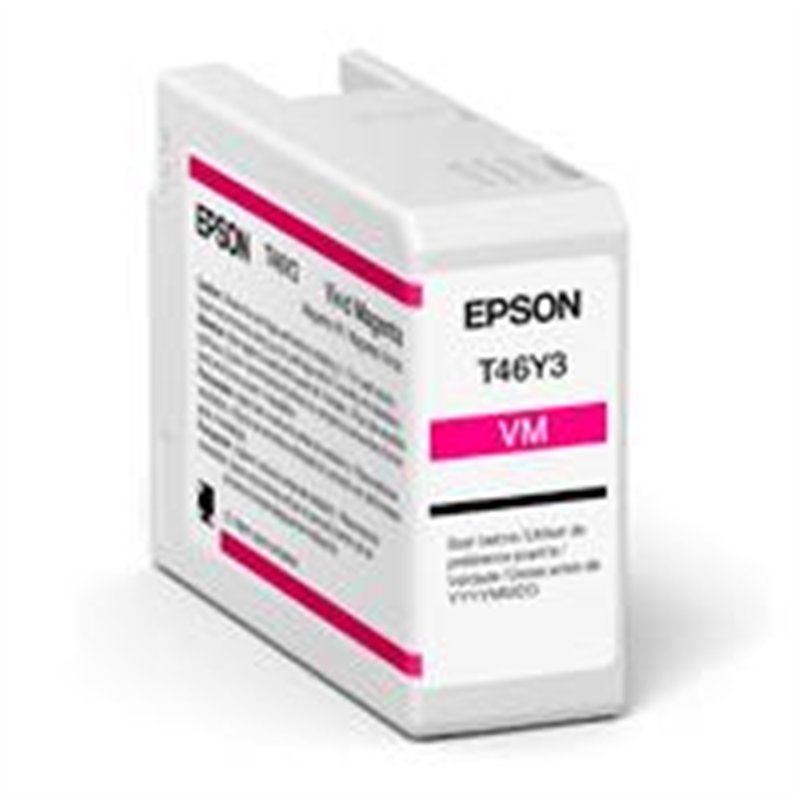 CARTUCHO EPSON MODELO T46Y MAGENTA, PARA PLOTTER P900 (50 ML)