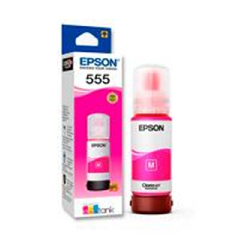 CARTUCHO EPSON MODELO T555 MAGENTA, PARA L8160, L8180