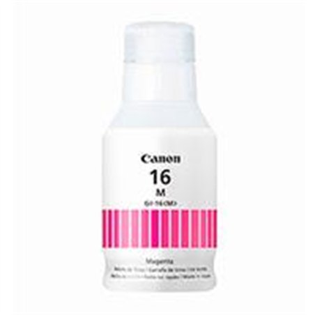BOTELLA DE TINTA CANON GI-16 MAGENTA,RENDIMIENTO 9,000 PAGINAS,COMPATIBLE: MAXIFY GX7010,MAXIFY GX6010,MAXIFY GX5010