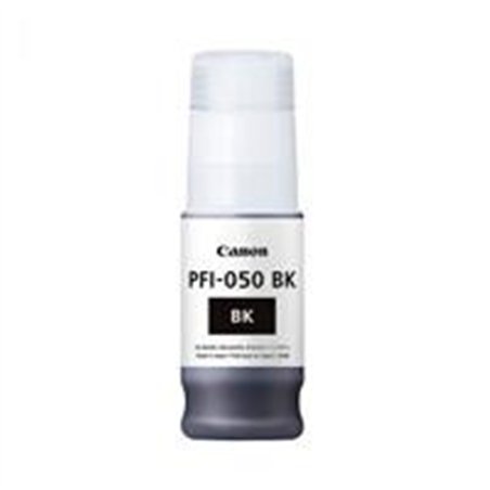 TANQUE DE TINTA CANON PFI-050 BK NEGRO,COMPATIBLE: TC-20, CAPACIDAD 70 ML