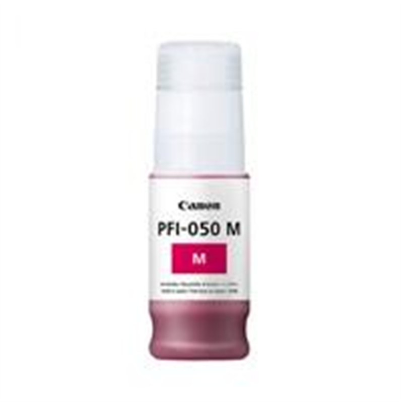 TANQUE DE TINTA CANON PFI-050 M MAGENTA,COMPATIBLE: TC-20, CAPACIDAD 70 ML