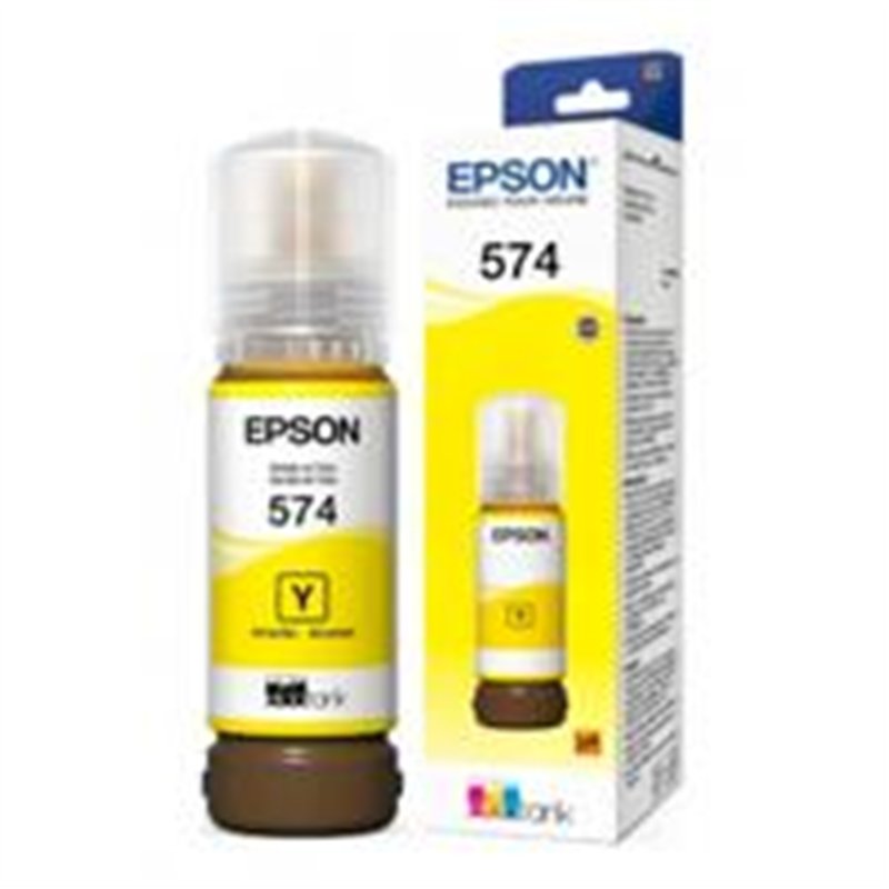 BOTELLA DE TINTA EPSON MODELO T574 AMARILLO PARA L8050