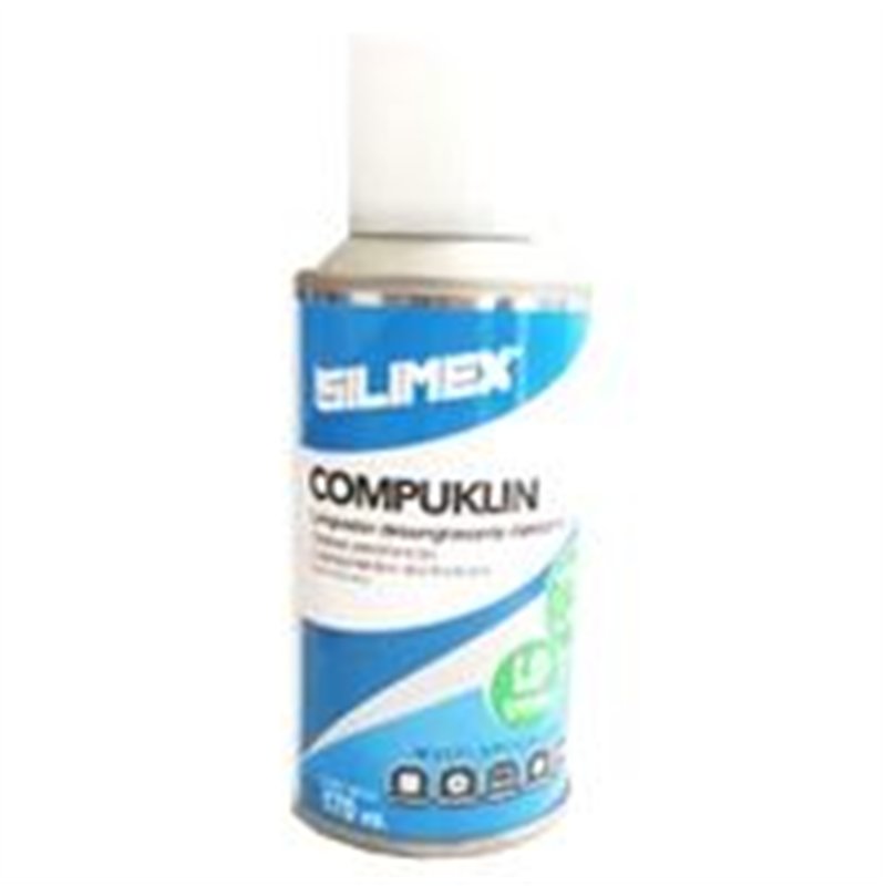 AEROSOL COMPUKLIN LIMPIADOR DESENGRASANTE DE TARJETAS ELECTRONICAS 170 ML SILIMEX