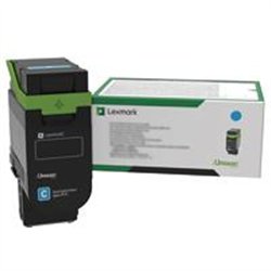 TONER LEXMARK 75M4HC0 CIAN, ALTO RENDIMIENTO 8800 PAGINAS, PARA CS531, CX532