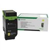 TONER LEXMARK 75M40Y0 AMARILLO, RENDIMIENTO ESTANDAR 2000 PAGINAS, PARA CS531, 632, CX532, 635
