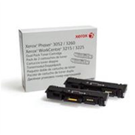 TONER XEROX NEGRO 106R02782, EXTRA ALTA CAPACIDAD 6K, DUAL PACK, PARA PHASER 3260, WORKCENTRE 3215/3225