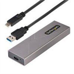 GABINETE EXTERNO USB-C 10GBPS A NVME M.2 O SSD M.2 SATA SIN HERRAMIENTAS PARA SSD M.2 NGFF PCIE/SATA DE ALUMINIO - CABLES USB C 