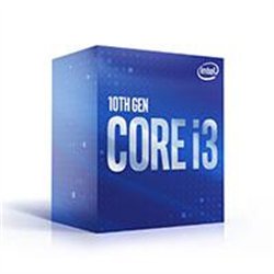 PROCESADOR INTEL CORE I3-10100 S-1200 10A GEN /3.6 - 4.3 GHZ /CACHE 6MB /4 CORES /GRAFICOS UHD 630 /CON DISIPADOR /COMPUTO BASIC
