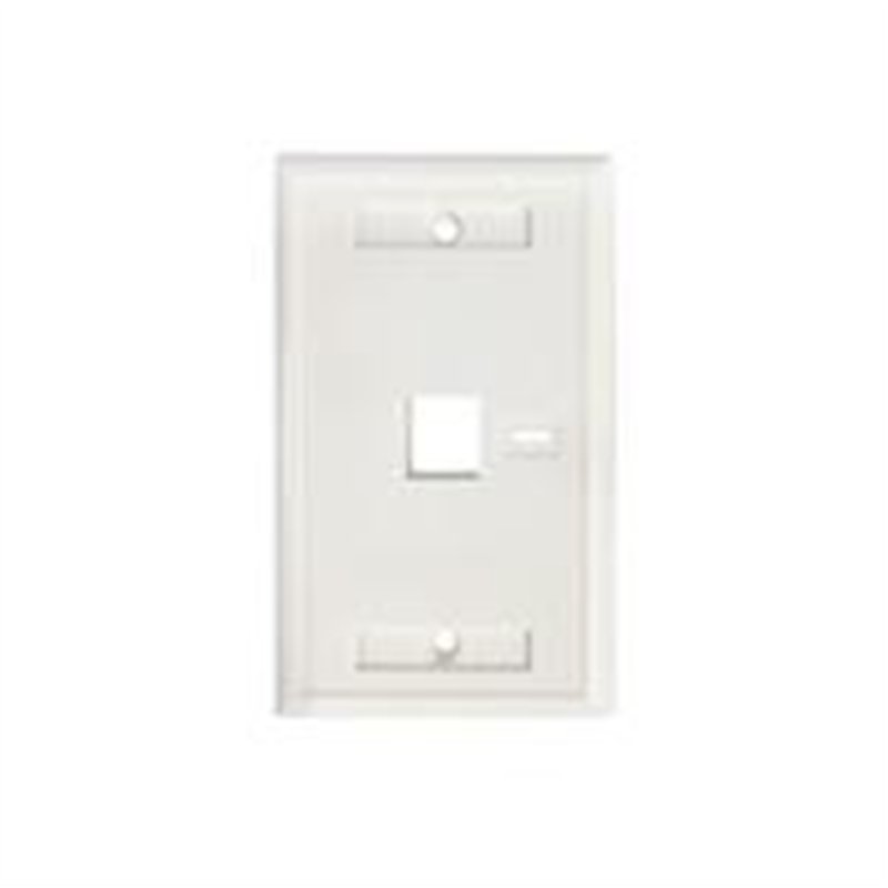 TAPA FACEPLATE , INTELLINET, 772389, BLANCO 1 PERF. ETIQUETA