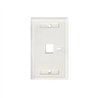 TAPA FACEPLATE , INTELLINET, 772389, BLANCO 1 PERF. ETIQUETA