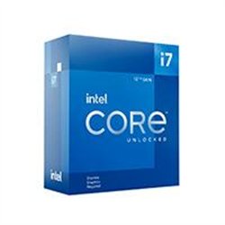 PROCESADOR INTEL CORE I7-12700KF S-1700 12A GEN /3.6 - 5.0 GHZ /CACHE 25MB /12 CORES (8P+4E) /SIN GRAFICOS /SIN DISIPADOR /GAMER
