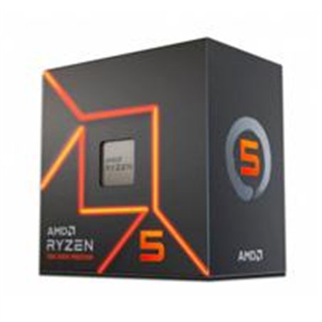 PROCESADOR AMD RYZEN 5 7600 S-AM5 7A GEN / 3.8 - 5.1 GHZ / CACHE 32MB / 6 NUCLEOS / CON GRAFICOS RADEON / CON DISIPADOR / GAMER 
