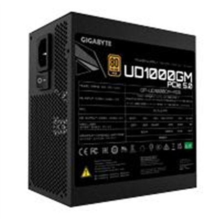 FUENTE DE PODER GIGABYTE1000W/80 PLUS GOLD /NEGRO/ATX/MODULAR