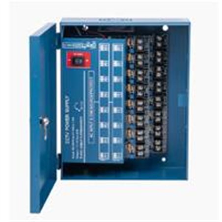 FUENTE DE PODER PROFESIONAL HEAVY DUTY EPC BY HIKVISION XP-16DC-20-4KV 20 AMPERES / 16 CANALES / HASTA 1.25A POR SALIDA / AJUSTE
