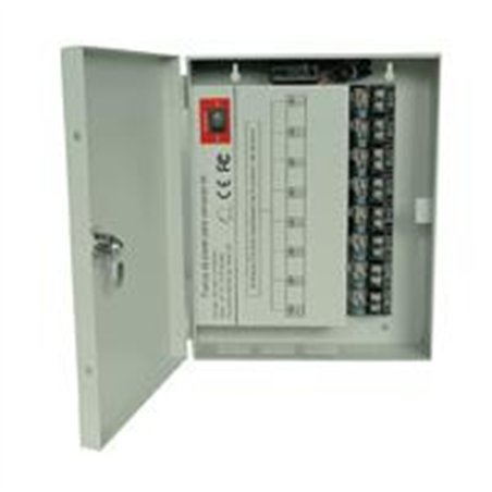FUENTES DE ENERGIA/SAXXON/PSU1213D8H/FUENTE DE PODER PROFESIONAL DE 11 A 15 VCD/ 13 AMPERES/ PARA 8 CAMARAS HASTA 4K/ 1.6 AMPERE