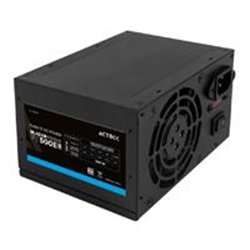 FUENTE DE PODER ACTECK BLAZAR PRIME FT500P / ATX / 500 W / NO MODULAR / VENTILADOR 80 MM / 1 AÑOS DE GARANTIA / NEGRO / AC-93814