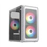GABINETE ACTECK DOOM PRO CRYSTAL GI730C / MINI TORRE / MINI ITX, MICRO ATX / FUENTE 600 W / PANEL CRISTAL TEMPLADO / 3 VENTILADO