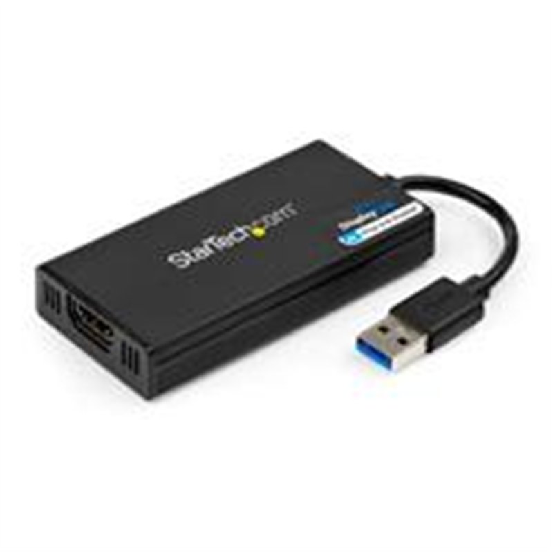 ADAPTADOR GRAFICO EXTERNO USB 3.0 A HDMI STARTECH.COM - ULTRAHD 4K 30HZ - CERTIFICADO DISPLAYLINK - CONVERTIDOR USB-A A HDMI PAR