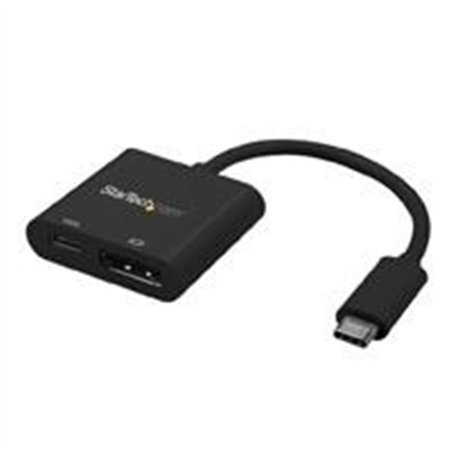 ADAPTADOR USB C A DISPLAYPORT CON ENTREGA DE ALIMENTACIóN - 4K 60HZ HBR2 - CONVERSOR USB TIPO C A DP 1.2 CON CARGA - PD DE PASO 