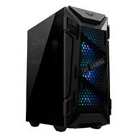 GABINETE ASUS TUF GAMING GT301 /MEDIA TORRE /ATX /CRISTAL TEMPLADO /NEGRO /RGB
