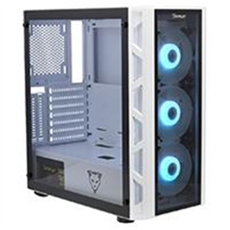 GABINETE OCELOT GAMING OG-C WHITE BLIXARD / FULL TOWER / E-ATX, ATX, M-ATX, ITX / PANEL LATERAL CRISTAL TEMPLADO / INCLUYE 3 VEN