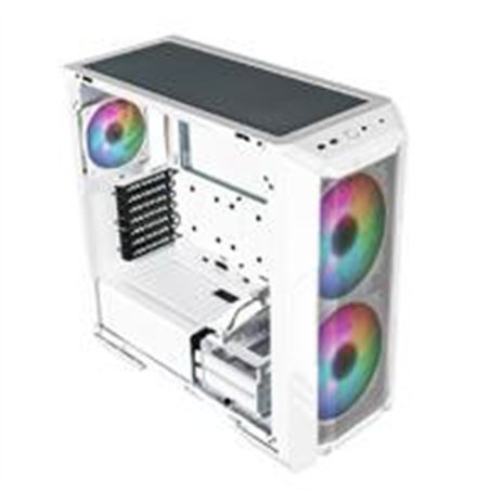GABINETE COOLER MASTER MASTERBOX HAF 500/BLANCO/MIDI TOWER/MICRO-ATX/VENTANA ARGB.