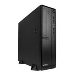 GABINETE ACTECK MINI TORRE SLIM LUBECK GS660 / AC-932530 / FUENTE 500W / MICRO ATX Y MINI ITX / USB 3.0 / VENTILADOR NEGRO / AC-
