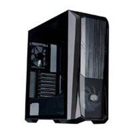 GABINETE COOLER MASTER MASTERBOX 500 CON VENTANA RGB, MIDI-TOWER, MINI-ITX/MICRO-ATX/ATX/E-ATX, NEGRO