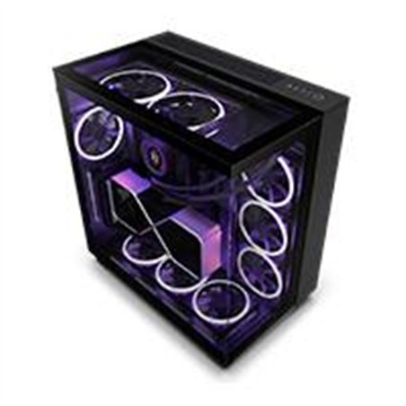 GABINETE NZXT H9 ELITE / VIDRIO TEMPLADO / NEGRO / ATX MID TOWER /CON 3 VENTILADORES RGB /1 SIN RGB / GAMER