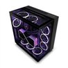 GABINETE NZXT H9 ELITE / VIDRIO TEMPLADO / NEGRO / ATX MID TOWER /CON 3 VENTILADORES RGB /1 SIN RGB / GAMER