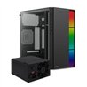 GABINETE ACTECK FUSION II GI440 / MICRO TORRE / MICRO ATX, MINI ITX / FUENTE 500W / ILUMINACION RGB / PANEL ACRILICO, METAL / NE