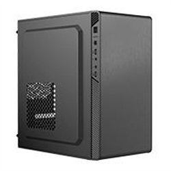 GABINETE ACTECK PERFORMANCE II GI215 / MINI TORRE / MICRO ATX, ITX / FUENTE DE PODER 500W INCLUIDA  / FULL METAL / NEGRO / AC-93