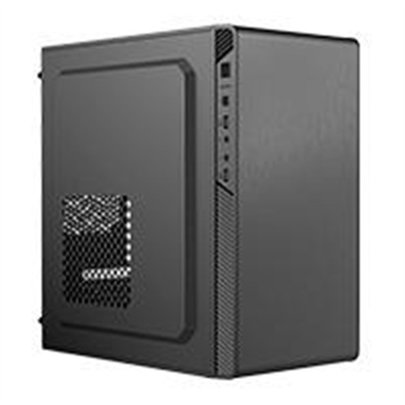 GABINETE ACTECK PERFORMANCE II GI215 / MINI TORRE / MICRO ATX, ITX / FUENTE DE PODER 500W INCLUIDA  / FULL METAL / NEGRO / AC-93