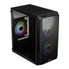 GABINETE ACTECK DOOM GI630 / MICRO TORRE / MICRO ATX, MINI ITX / FUENTE 500W / VENTILADOR RGB / PANEL ACRILICO, METAL / NEGRO / 