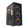 GABINETE BALAM RUSH DRAGONFLY MESH GM740 / MEDIA TORRE / ATX, MICRO ATX, MINI ITX / VENTILADOR RGB / PANEL CRISTAL TEMPLADO, MET