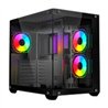 GABINETE OCELOT GAMING A-CUBE 1 / MID TOWER / ATX, M-ATX, ITX / PANEL LATERAL Y FRONTAL DE CRISTAL TEMPLADO / INCLUYE 3 VENTILAD