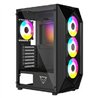 GABINETE OCELOT GAMING POLYGON-E5 / MID TOWER / ATX, M-ATX, ITX / PANEL LATERAL DE CRISTAL TEMPLADO Y FRONTAL EN MESH / INCLUYE 