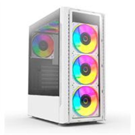 GABINETE BALAM RUSH DRAGONFLY CRYSTAL GM745 / MINI TORRE/ ATX, MICRO ATX, MINI ITX / PANEL CRISTAL TEMPLADO/ ILUMUMINACION RGB/ 