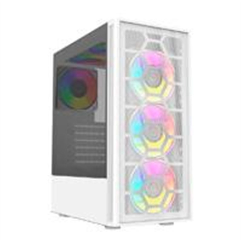 GABINETE BALAM RUSH DRAGONFLY MESH GM740 / MEDIA TORRE / ATX - MICRO ATX - MINI ITX / PANEL CRISTAL TEMPLADO/ ILUMUMINACION RGB 