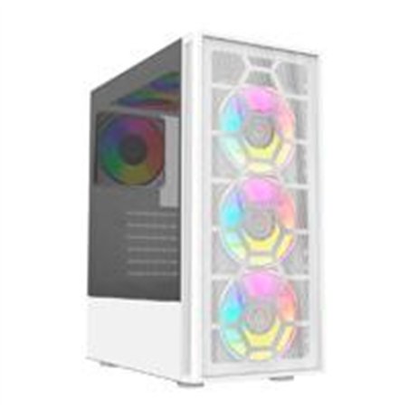 GABINETE BALAM RUSH DRAGONFLY MESH GM740 / MEDIA TORRE / ATX - MICRO ATX - MINI ITX / PANEL CRISTAL TEMPLADO/ ILUMUMINACION RGB 