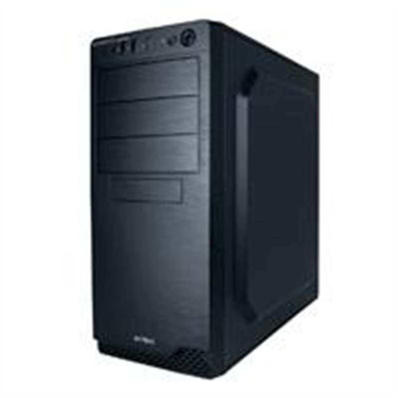 GABINETE ACTECK MILAN GM470 / MEDIA TORRE / ATX, MICRO ATX, MINI ITX / FUENTE 500W / VENTILADOR INCLUIDO / METAL / NEGRO / AC-93