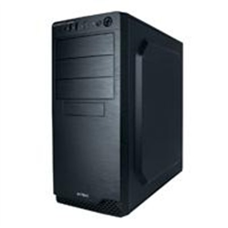 GABINETE ACTECK MILAN GM470 / MEDIA TORRE / ATX, MICRO ATX, MINI ITX / FUENTE 500W / VENTILADOR INCLUIDO / METAL / NEGRO / AC-93