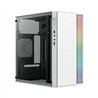 GABINETE ACTECK FUSION II GI440 / MINI TORRE / MICRO ATX, MINI ITX / FUENTE DE PODER 500W / PANEL ACRILICO / METAL / BLANCO / AC