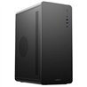 GABINETE MICRO TORRE QUARONI MICRO ATX, MINI ITX/1USB 2.0 1USB 3.0/USB 3.0/VERTICE CURVO/FUENTE 500 W/NEGRO