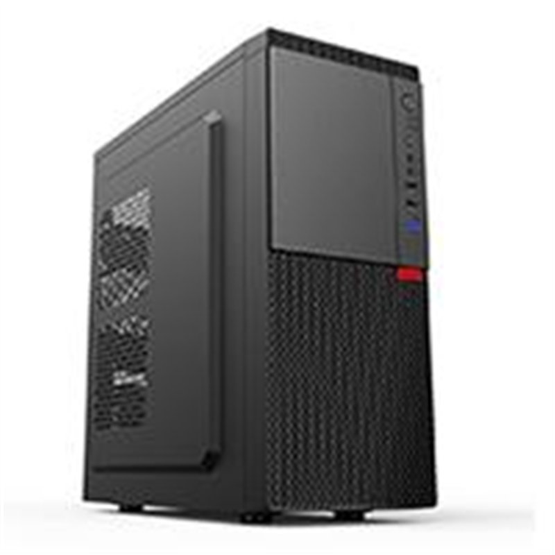 GABINETE MEDIA TORRE QUARONI ATX, MICRO ATX, MINI ITX/2USB 2.0 1USB 3.0/USB 3.0/FUENTE 500 W/NEGRO
